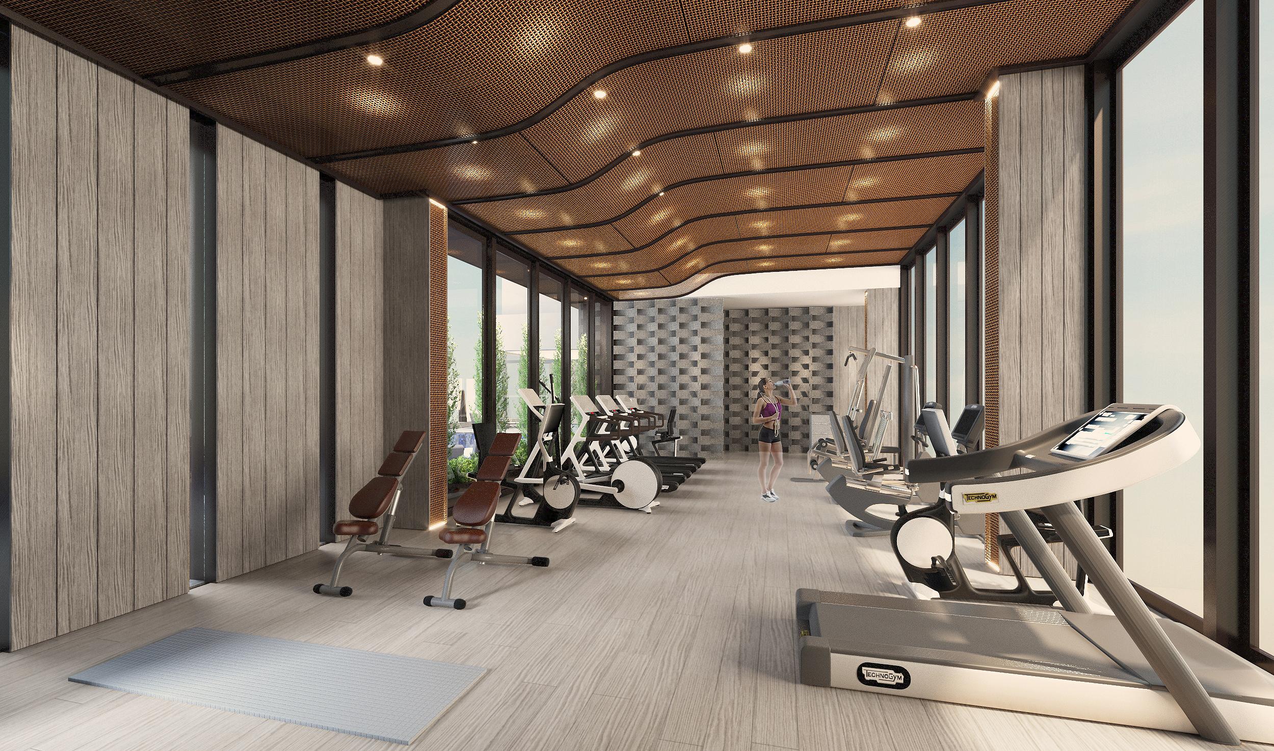 Alva Hotel By Royal Hongkong Exteriér fotografie The gym at the 1016