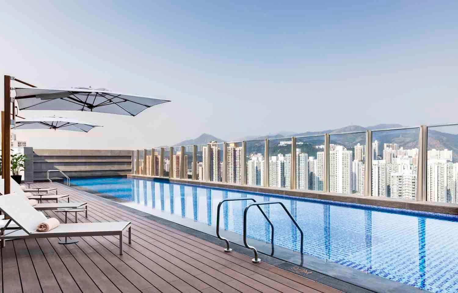 Alva Hotel By Royal Hongkong Exteriér fotografie Rooftop swimming pool