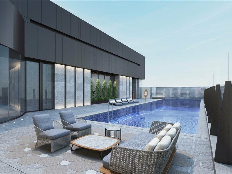 Alva Hotel By Royal Hongkong Exteriér fotografie The rooftop pool at the hotel